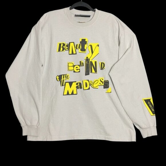 The Weeknd "Beauty Behind The Madness" BBTM Anniversary Long Sleeve Shirt Large - Picture 1 of 7